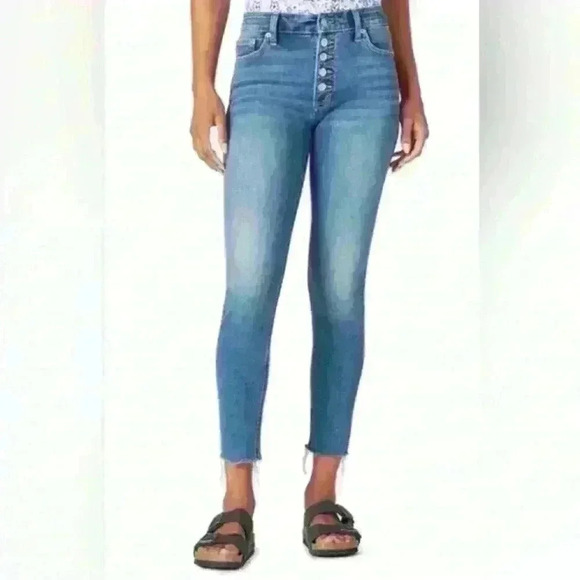 Lucky Brand Bridgette Skinny Button Fly  Radiant
Color 2/25 Ankle‎ - Picture 1 of 7